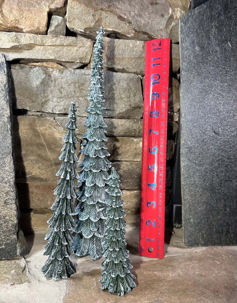 Dept.56 Village Accessories Pencil Pines Set of 3 #52469